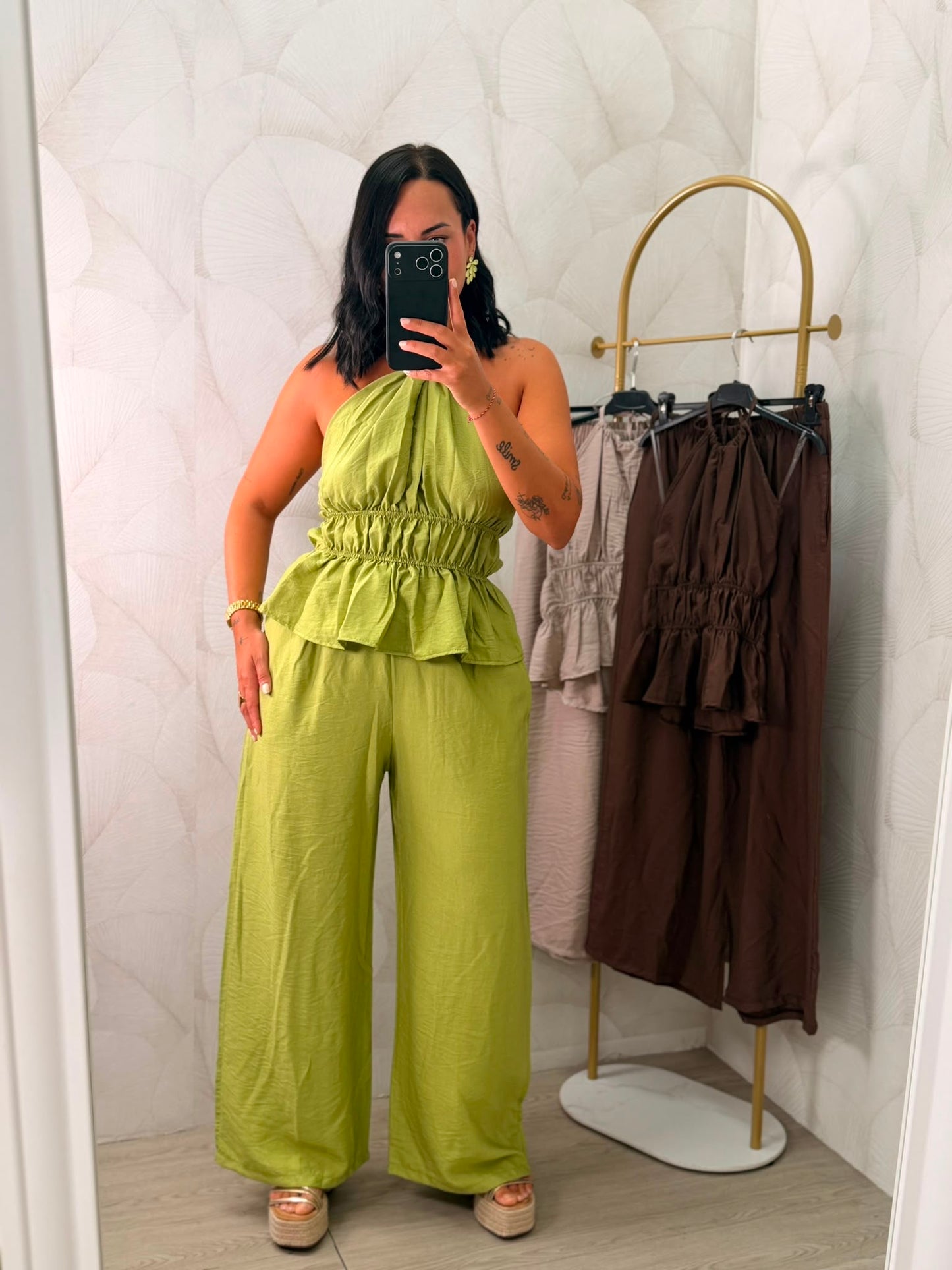 CONJUNTO TOP Y PANTALÓN
