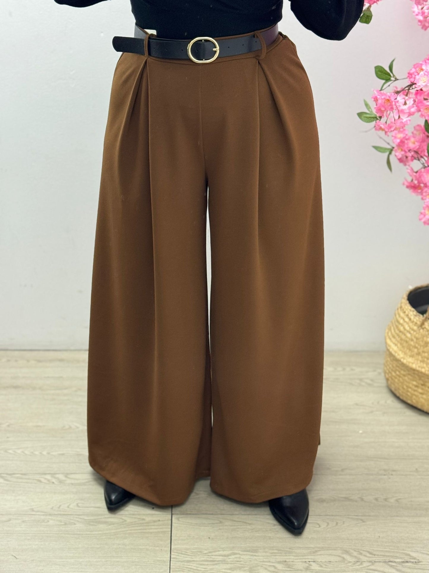 Pantalón Palazzo Marrón