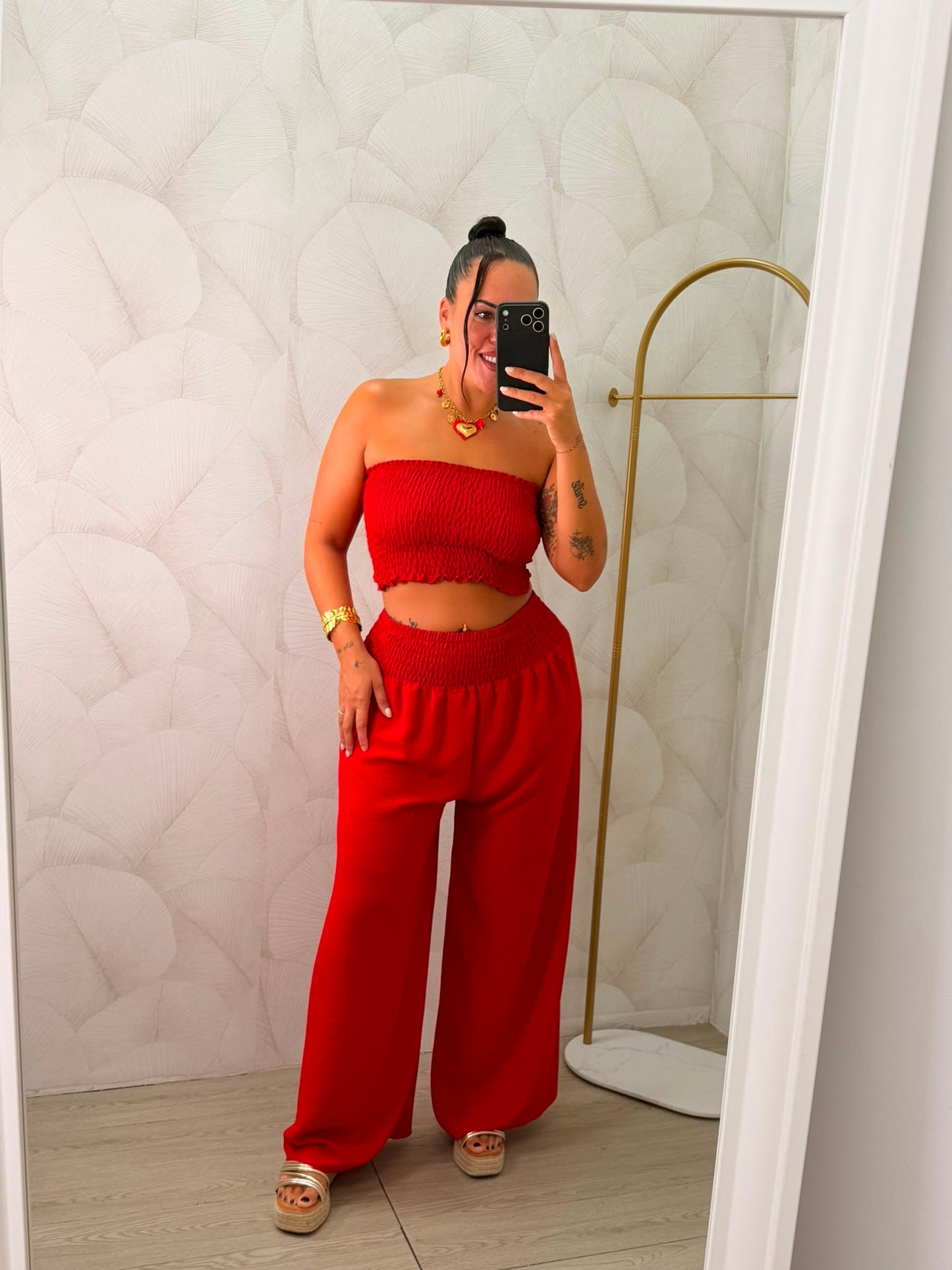 CONJUNTO TOP Y PANTALÓN