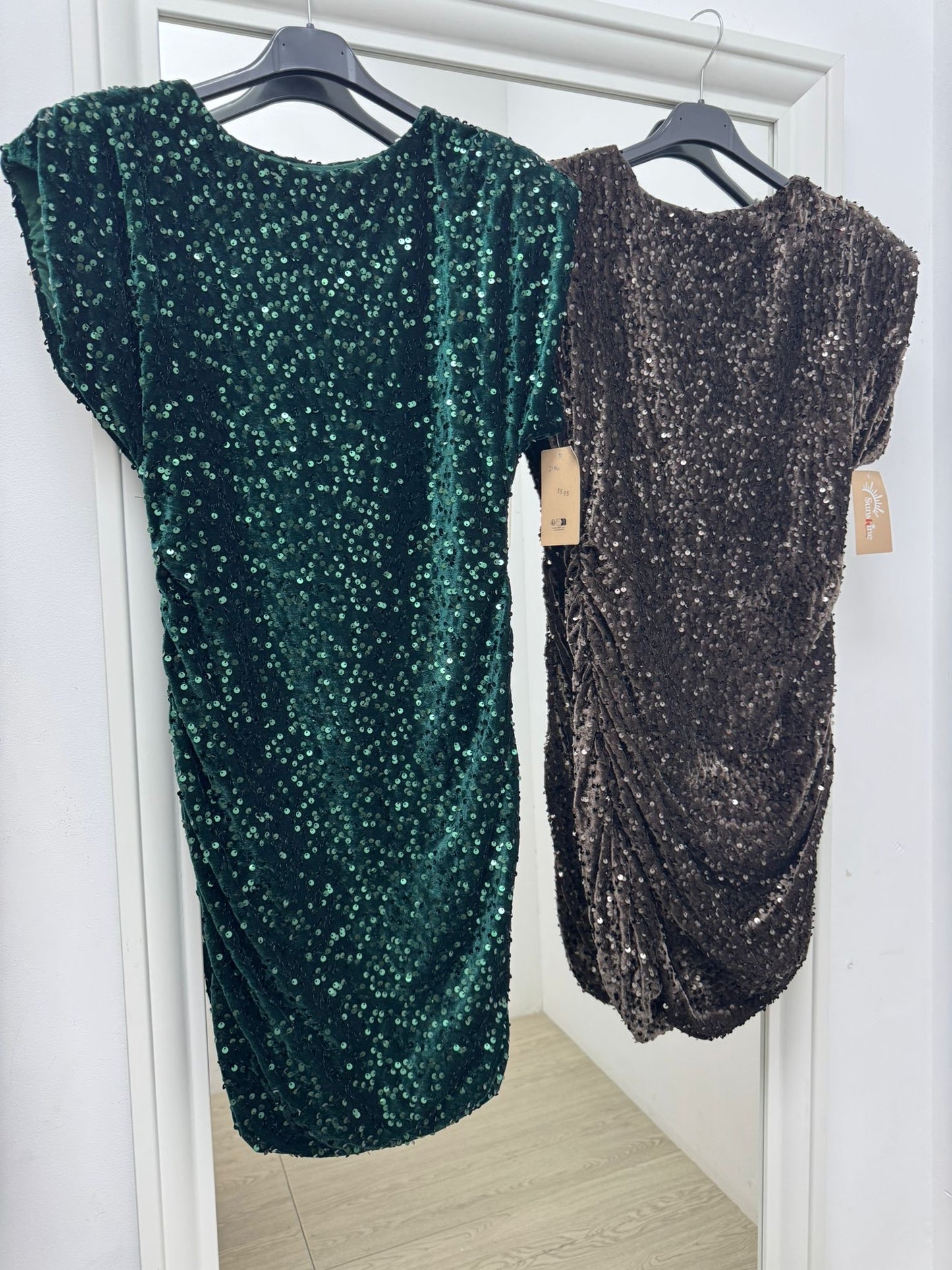 Vestido Lentejuelas Corto