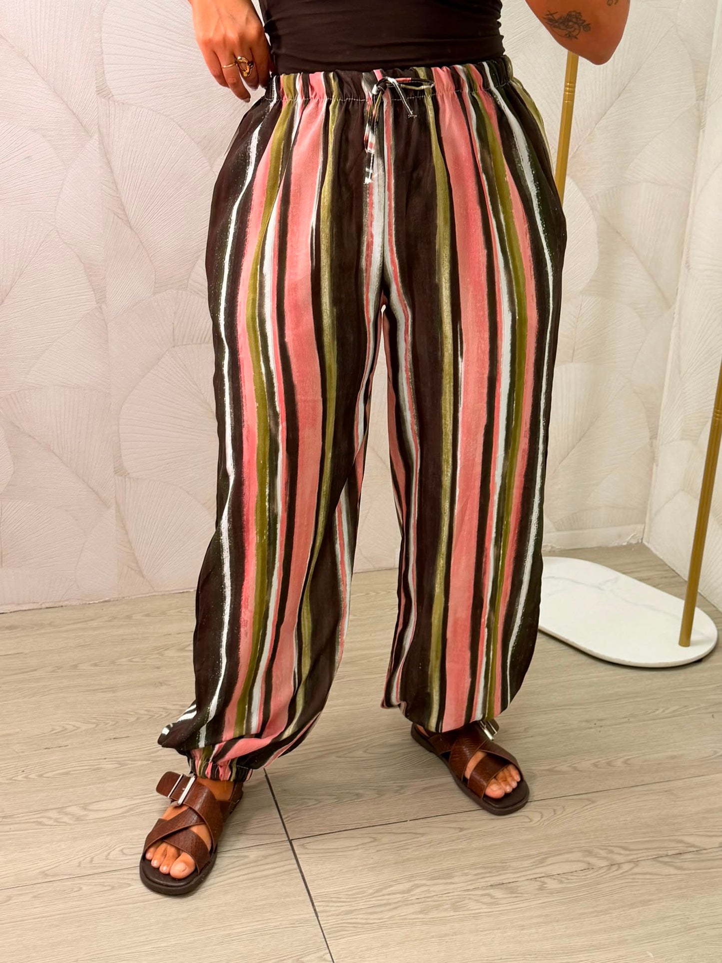 PANTALÓN FLUIDO RAYAS
