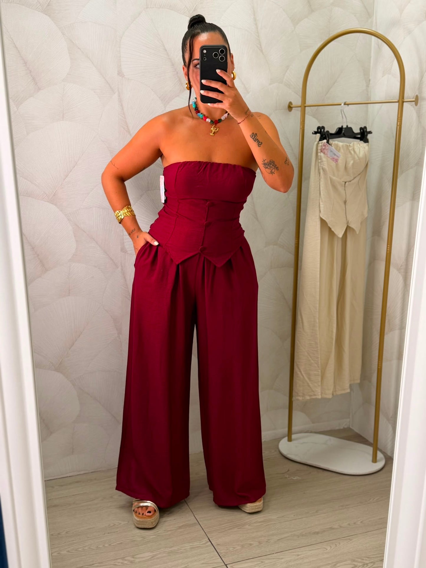 CONJUNTO TOP Y PANTALÓN