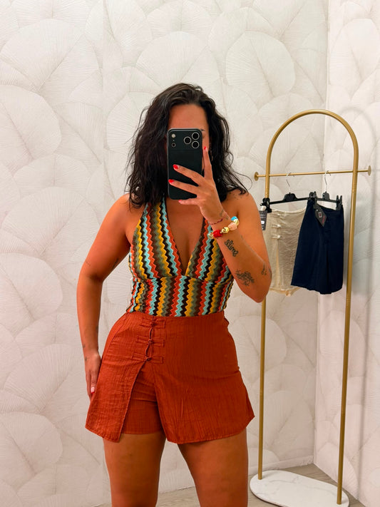 PANTALÓN FALDA CORTA