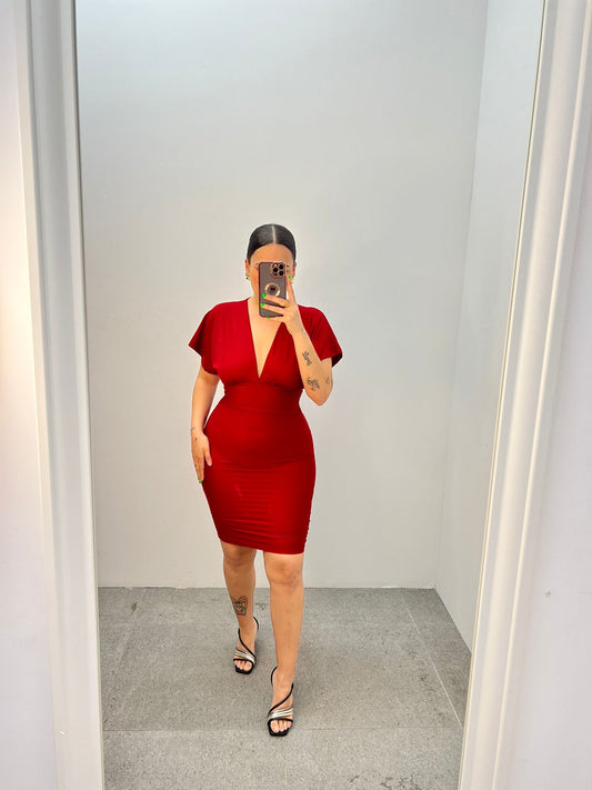 Vestido Licra Rojo