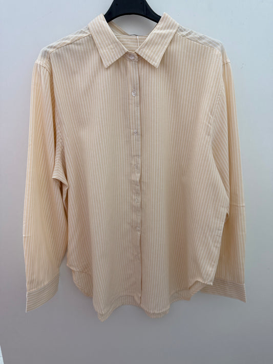 CAMISA MANTEQUILLA RAYAS