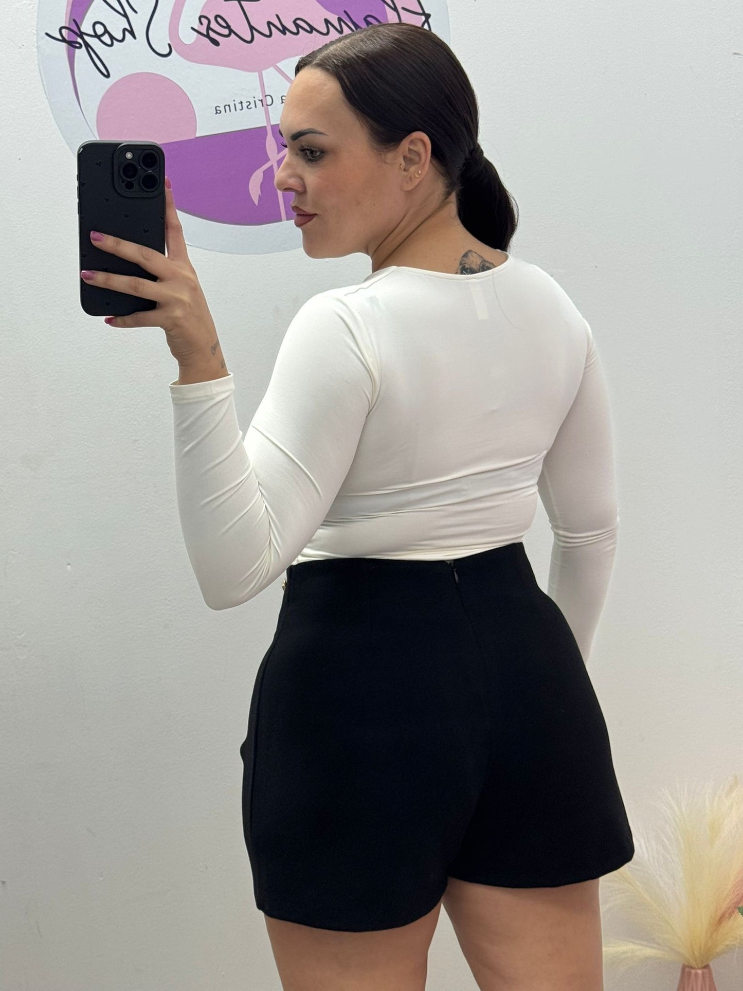 Pantalón Corto Botones