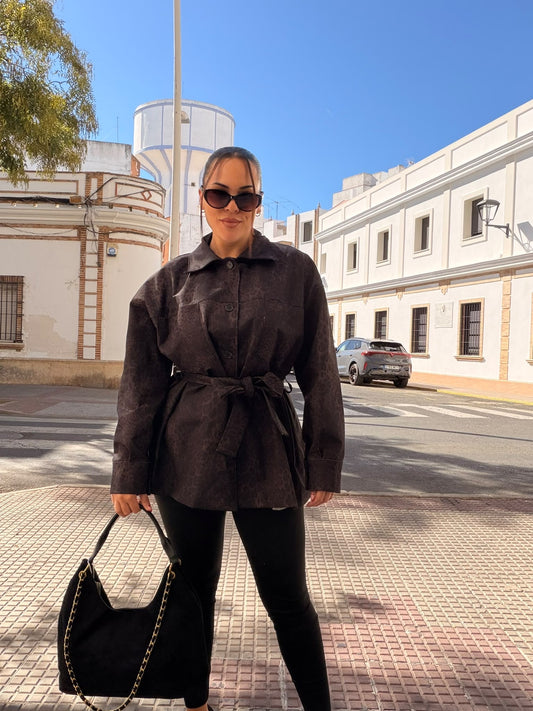 CHAQUETA ESTAMPADA