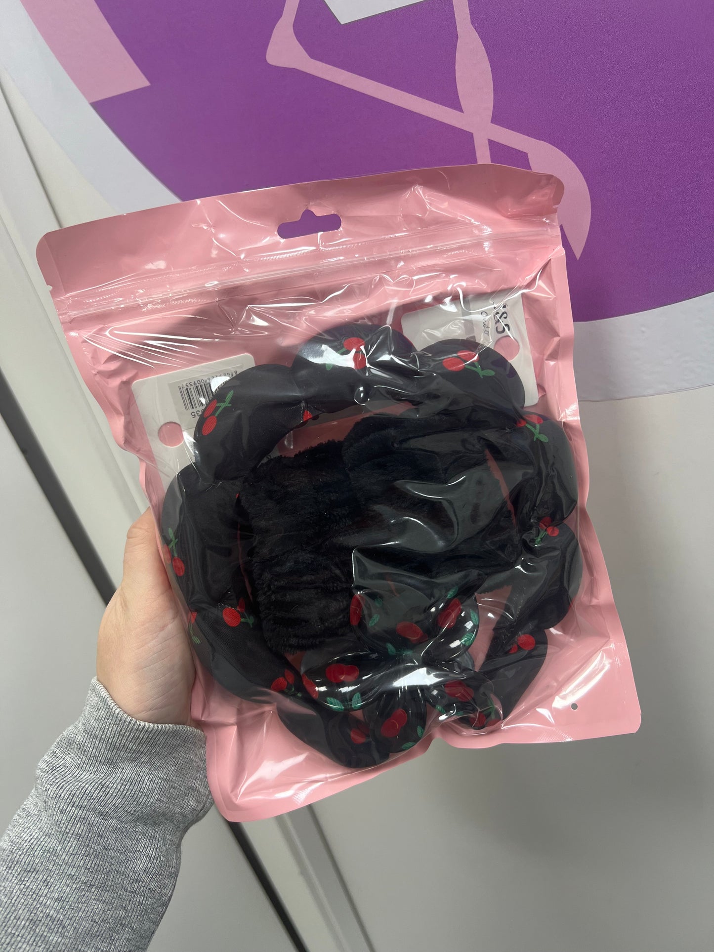 Diadema, puños y pinza