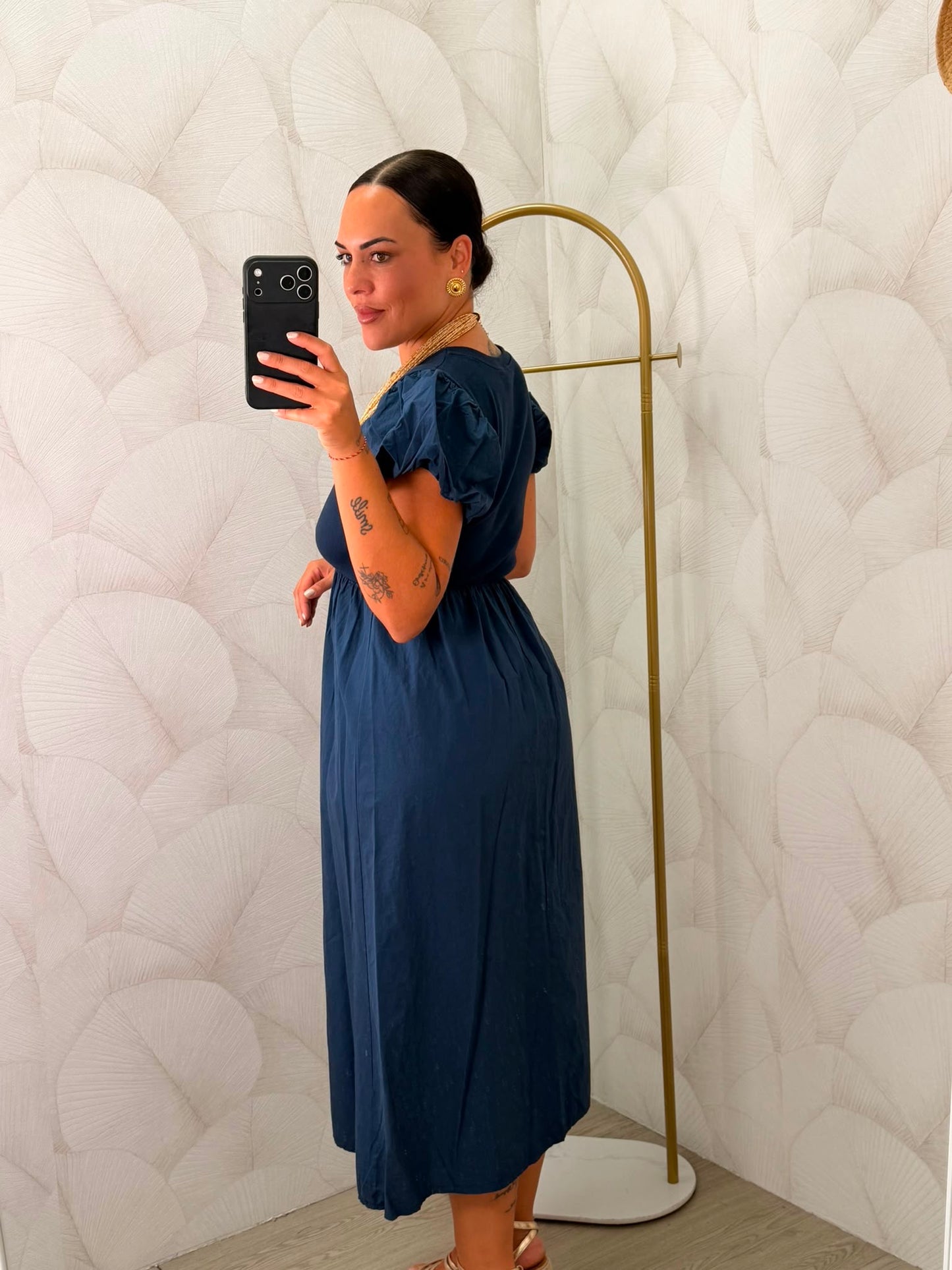 VESTIDO AZUL MARINO