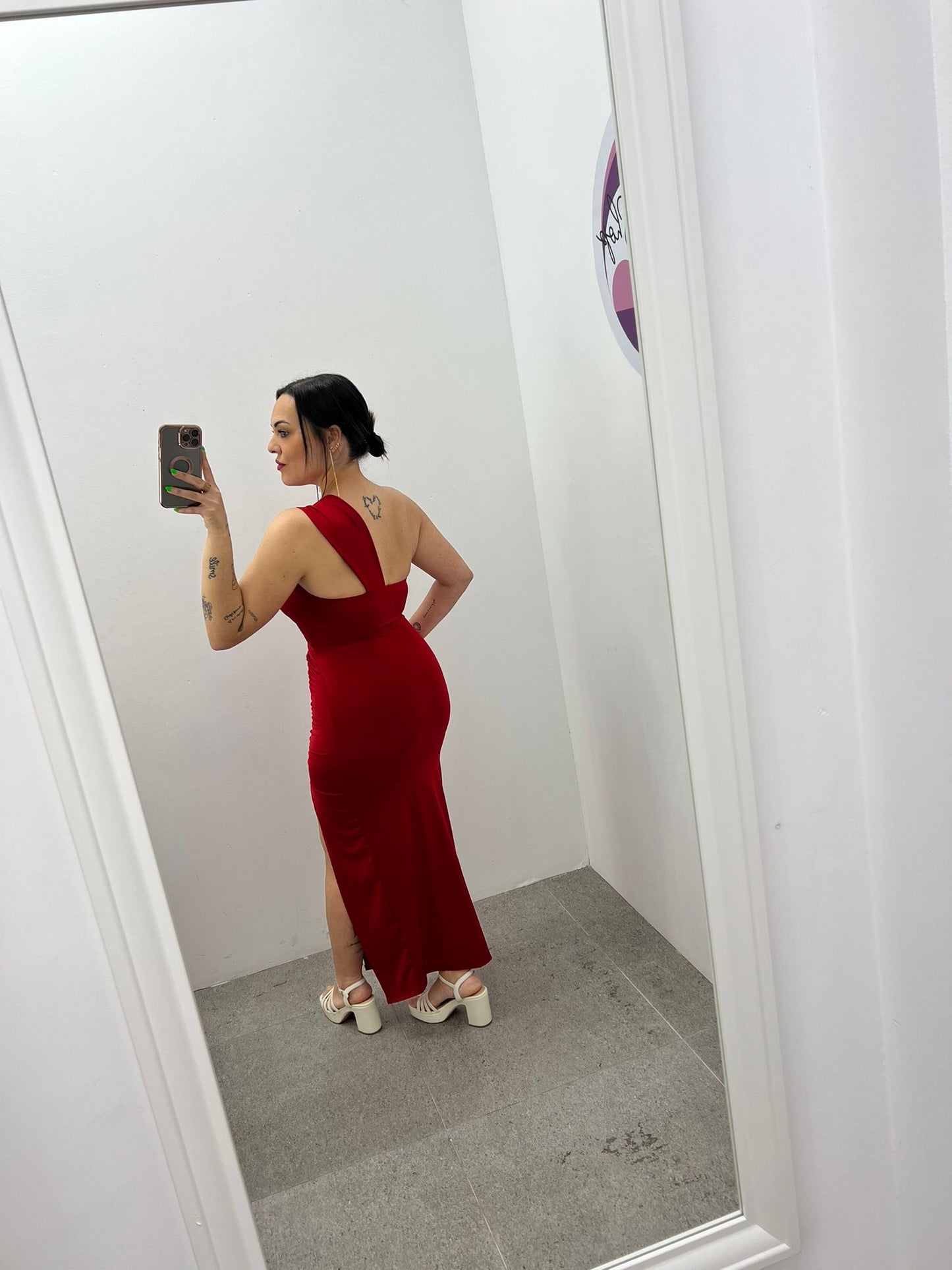 Vestido Adriana Rojo