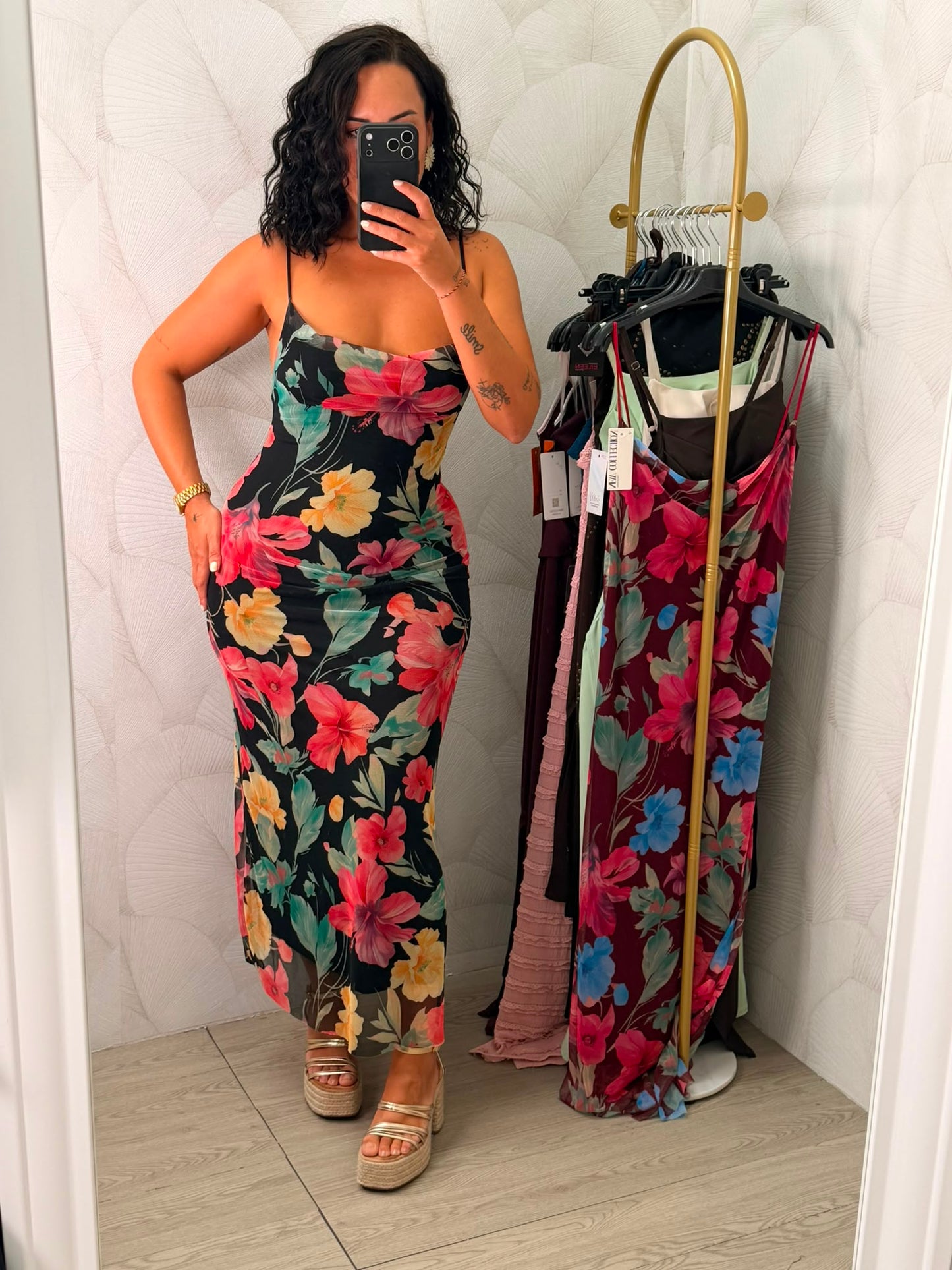 VESTIDO TUL FLORES