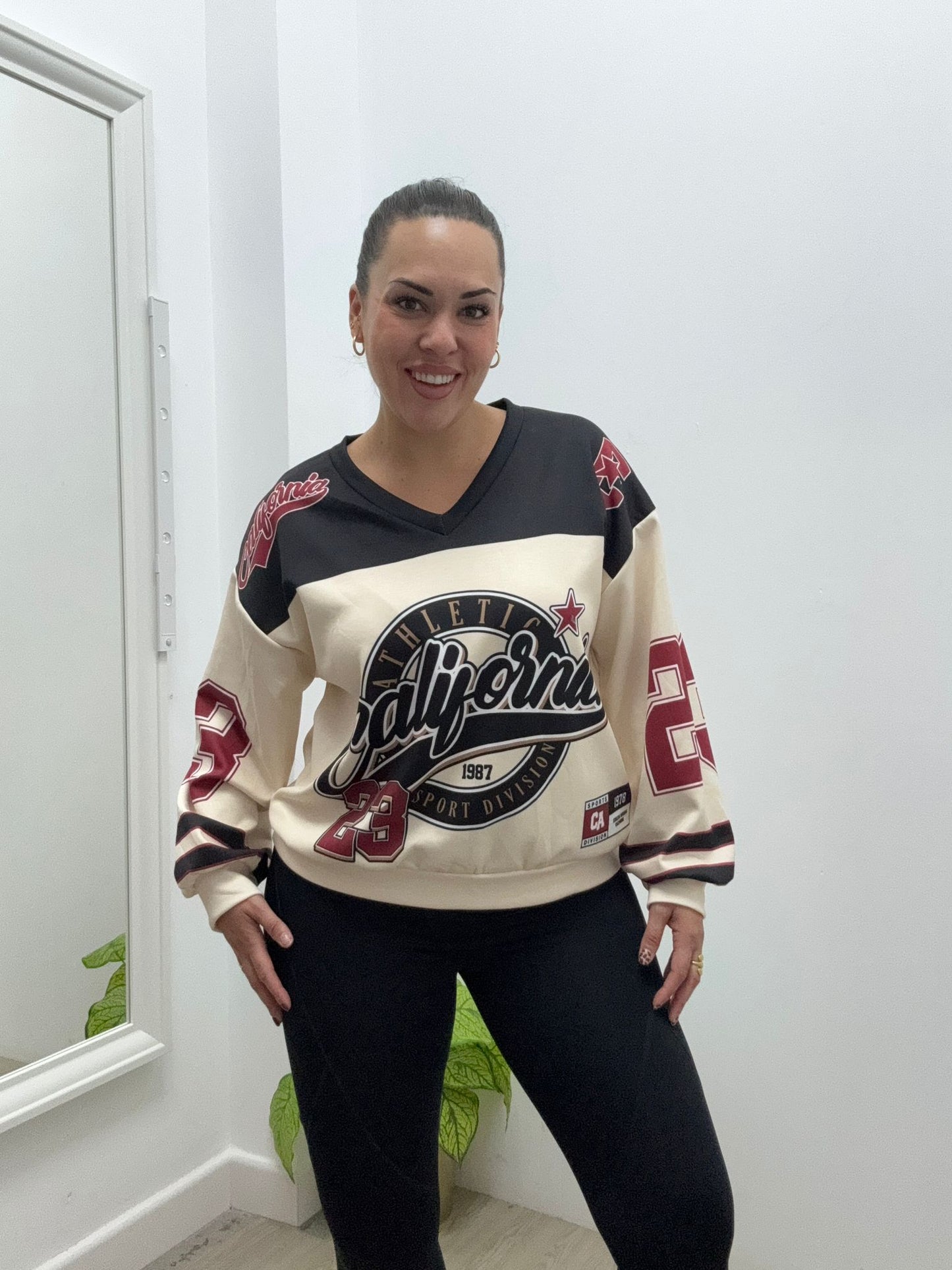 Sudadera California Negra