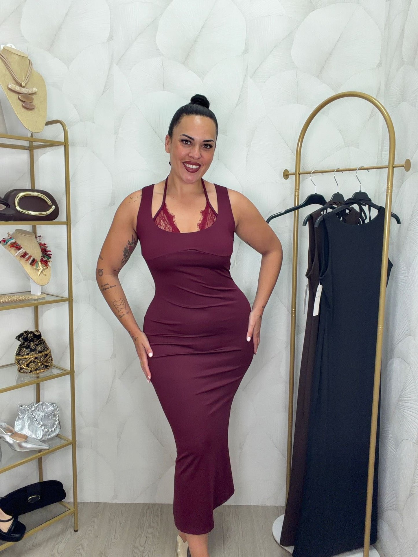VESTIDO ENCAJE