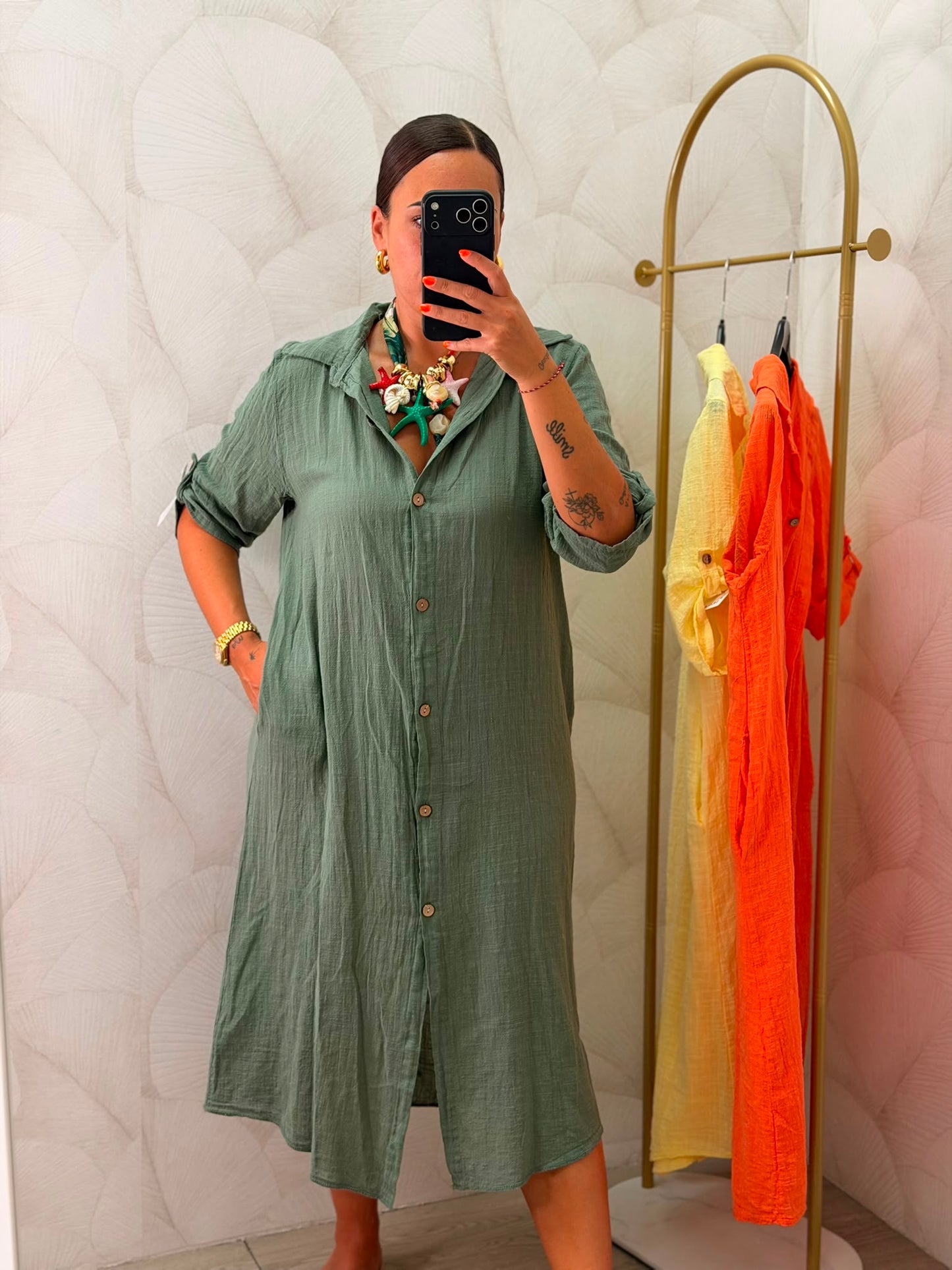 VESTIDO CAMISERO