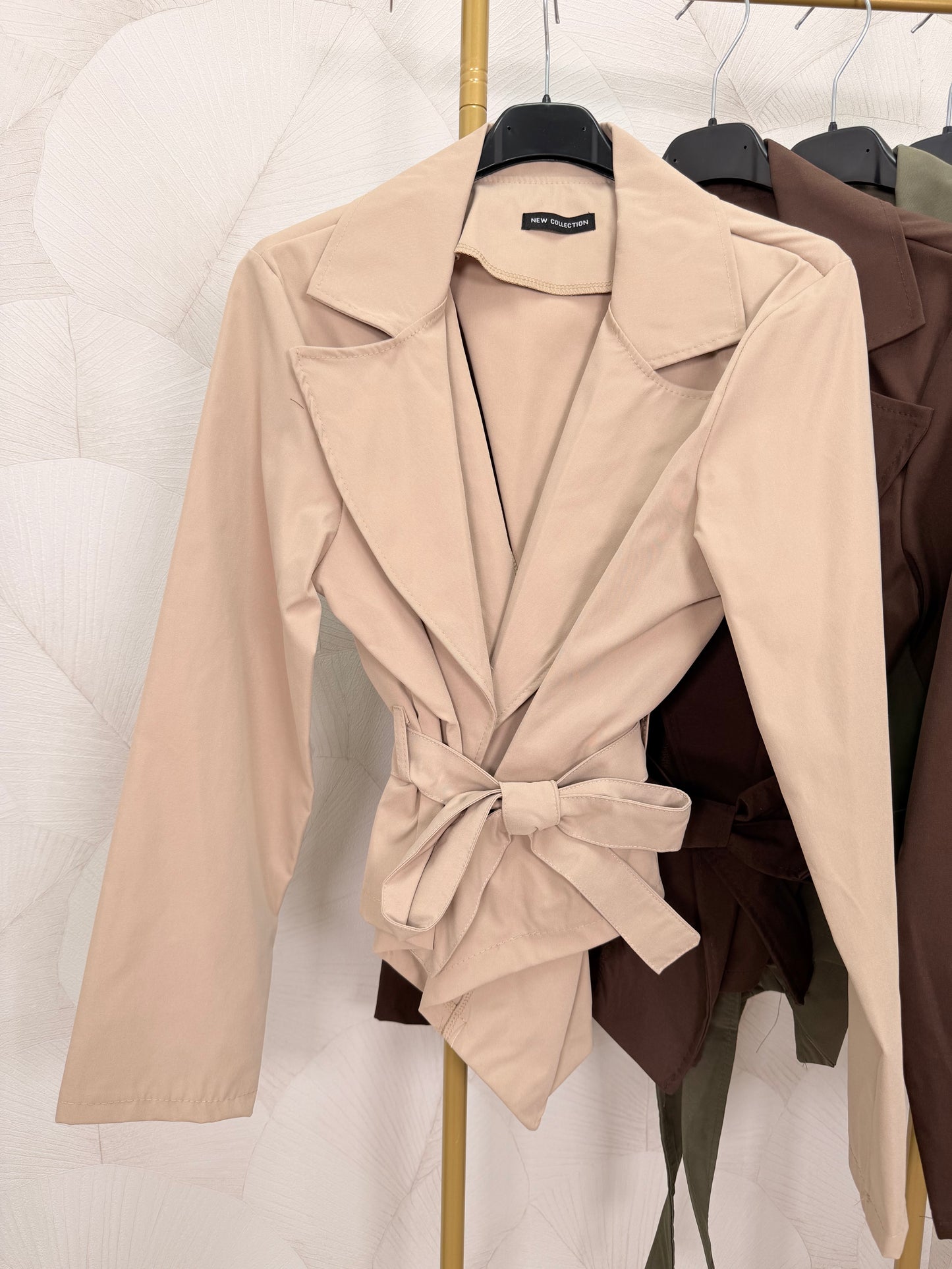 CHAQUETA GABARDINA CORTA