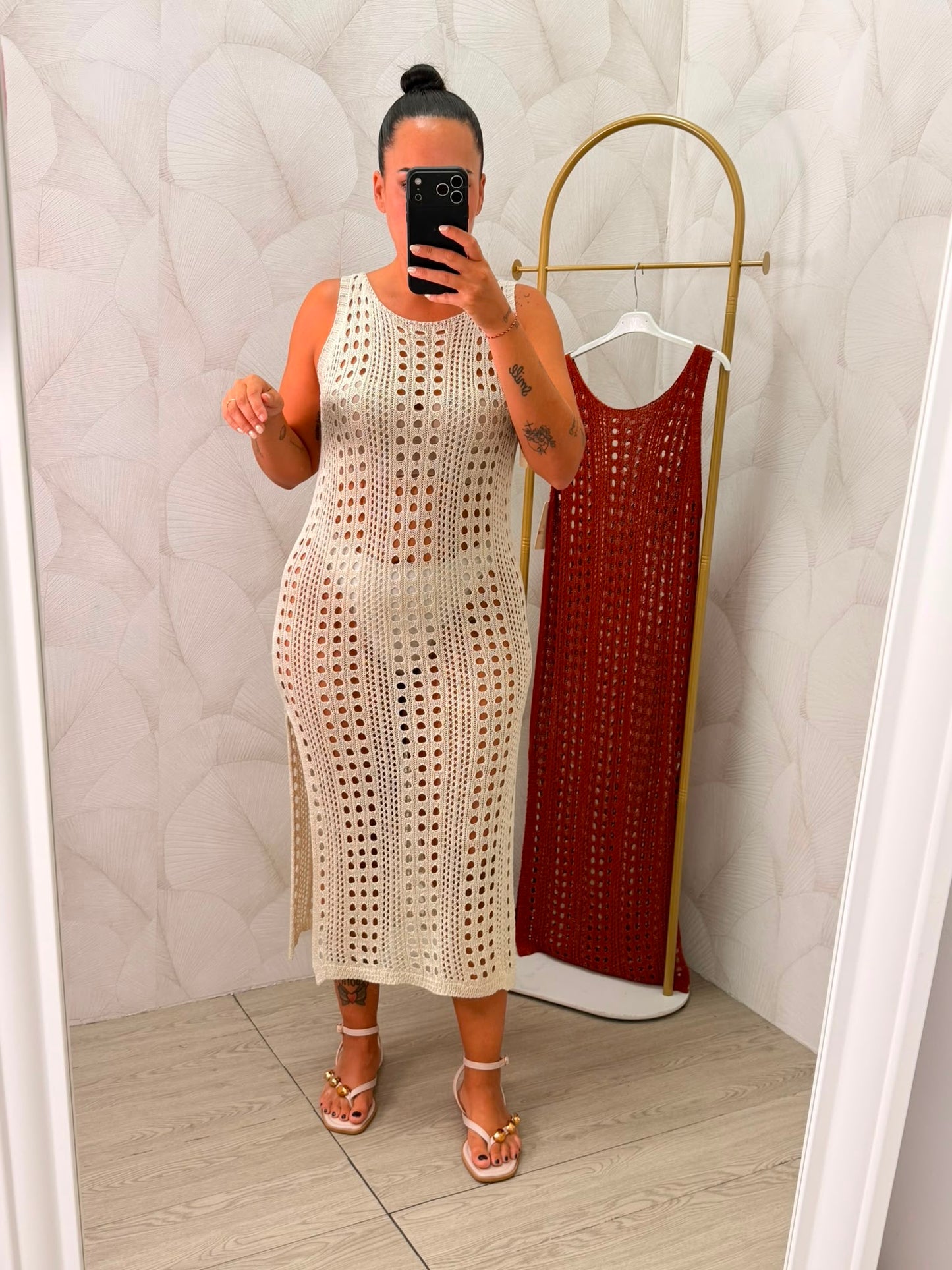 VESTIDO CALADO