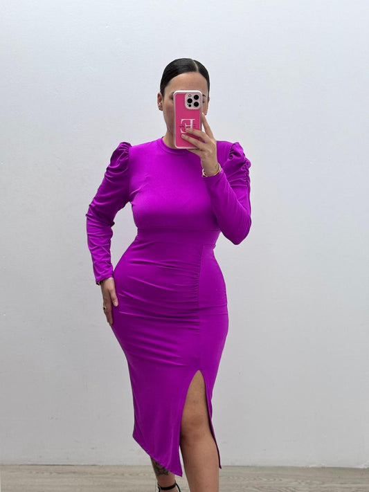 Vestido Frunce Buganvilla