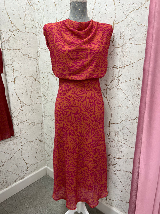 Vestido Gasa Estampado