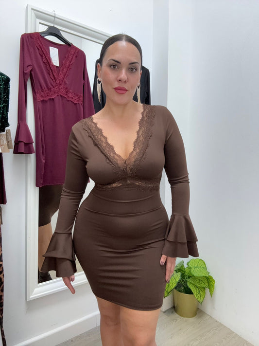 Vestido Encaje Corto