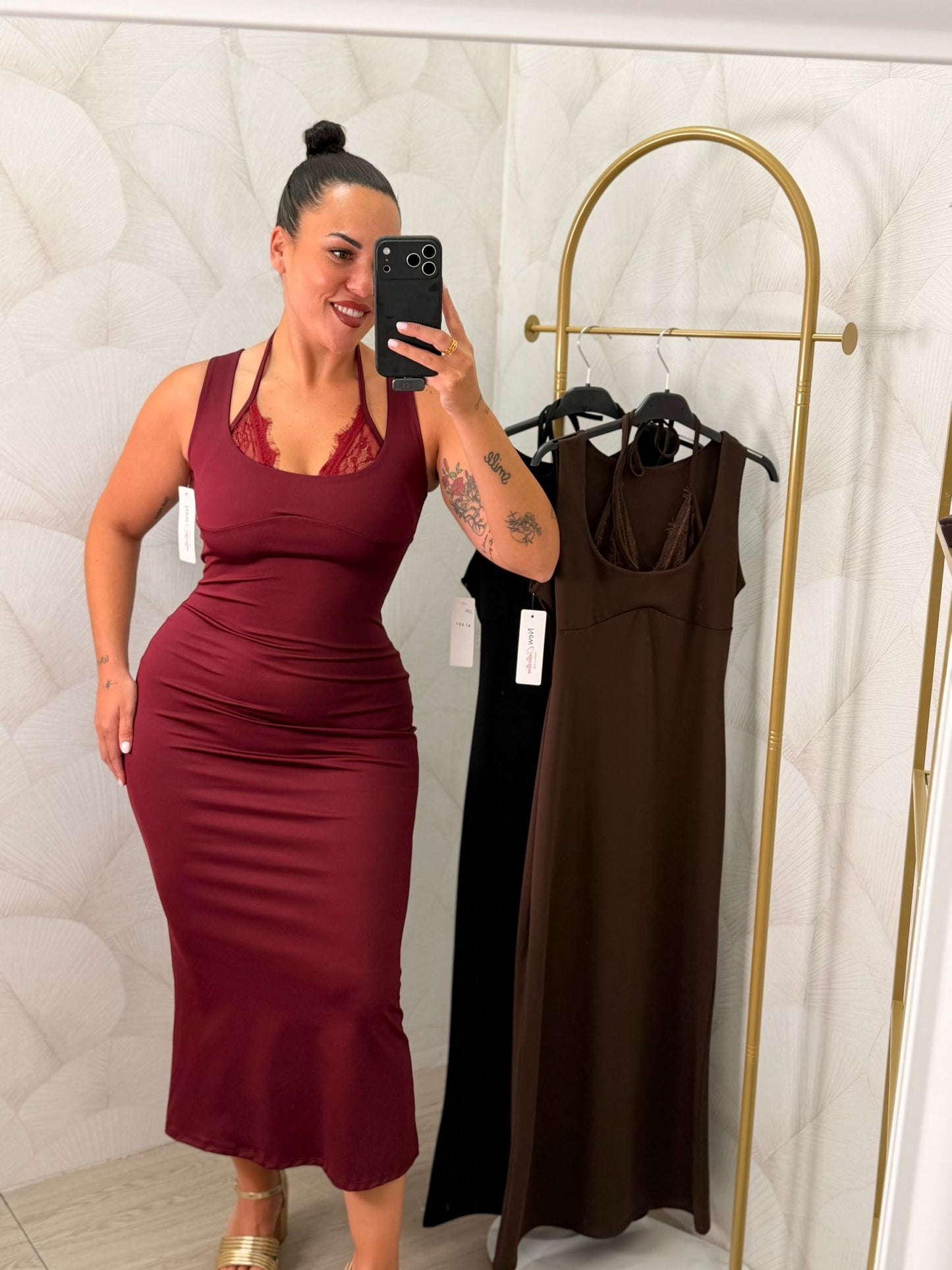 VESTIDO ENCAJE