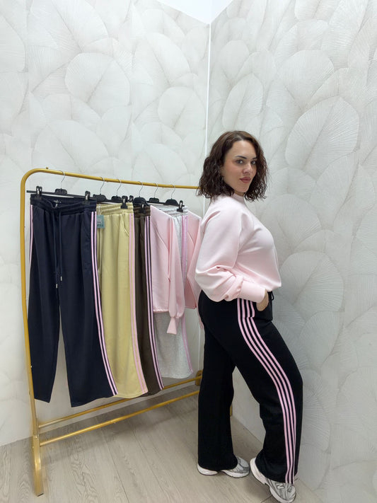 Pantalón Chándal Línea Rosa