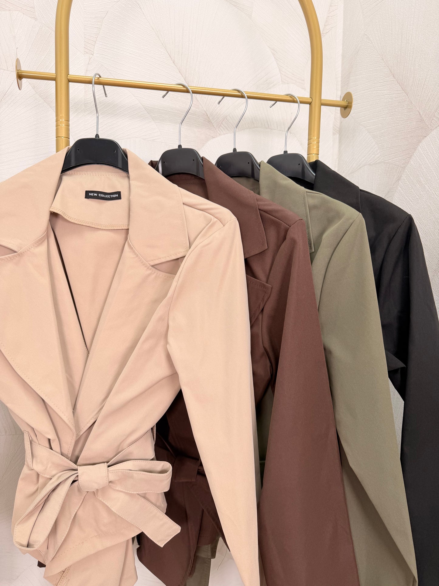 CHAQUETA GABARDINA CORTA