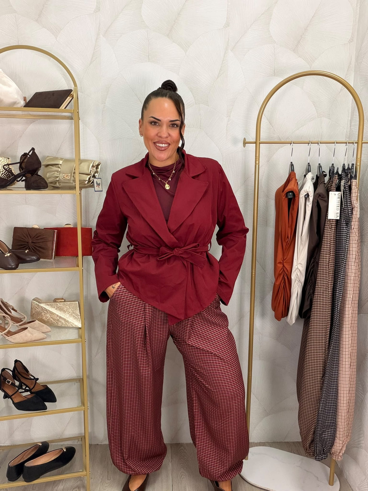 CHAQUETA GABARDINA CORTA