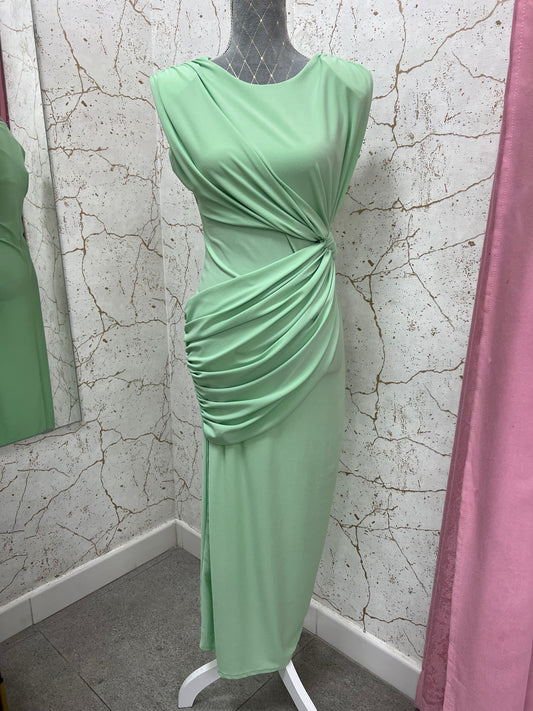 Vestido Recogido Verde