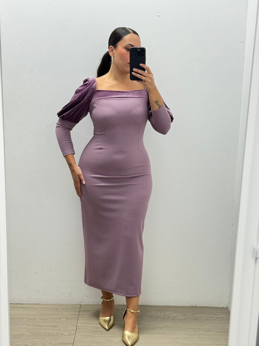 Vestido Evento Detalle Terciopelo