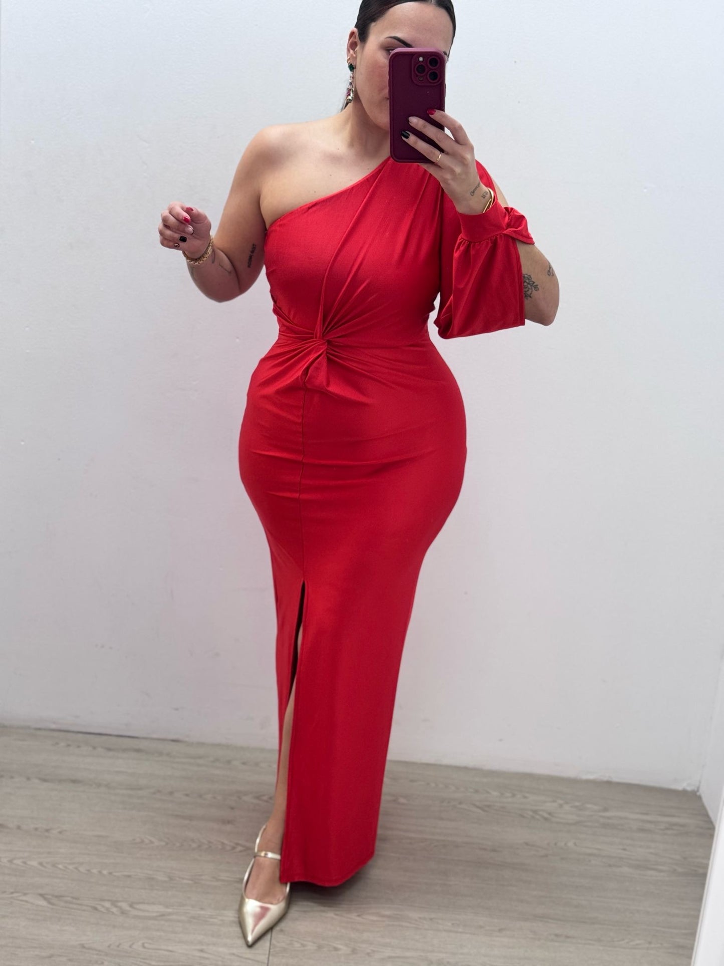 Vestido Largo Rojo