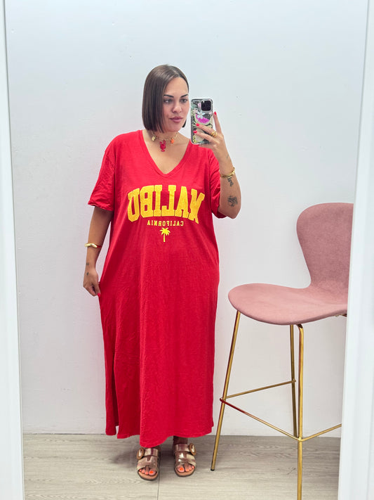 Vestido MALIBU rojo