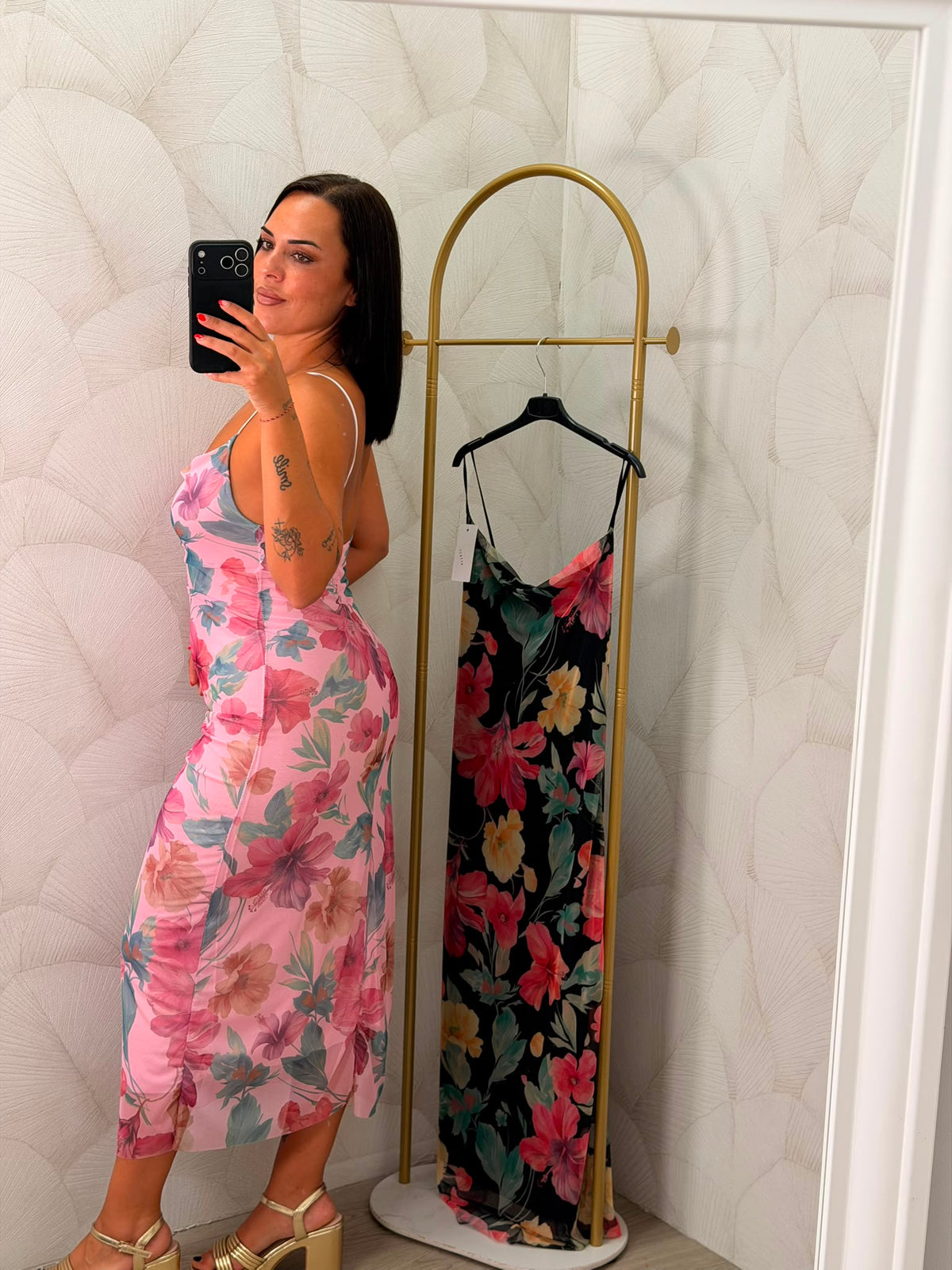 VESTIDO TUL FLORES