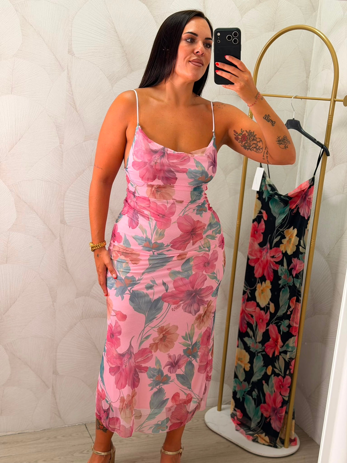VESTIDO TUL FLORES