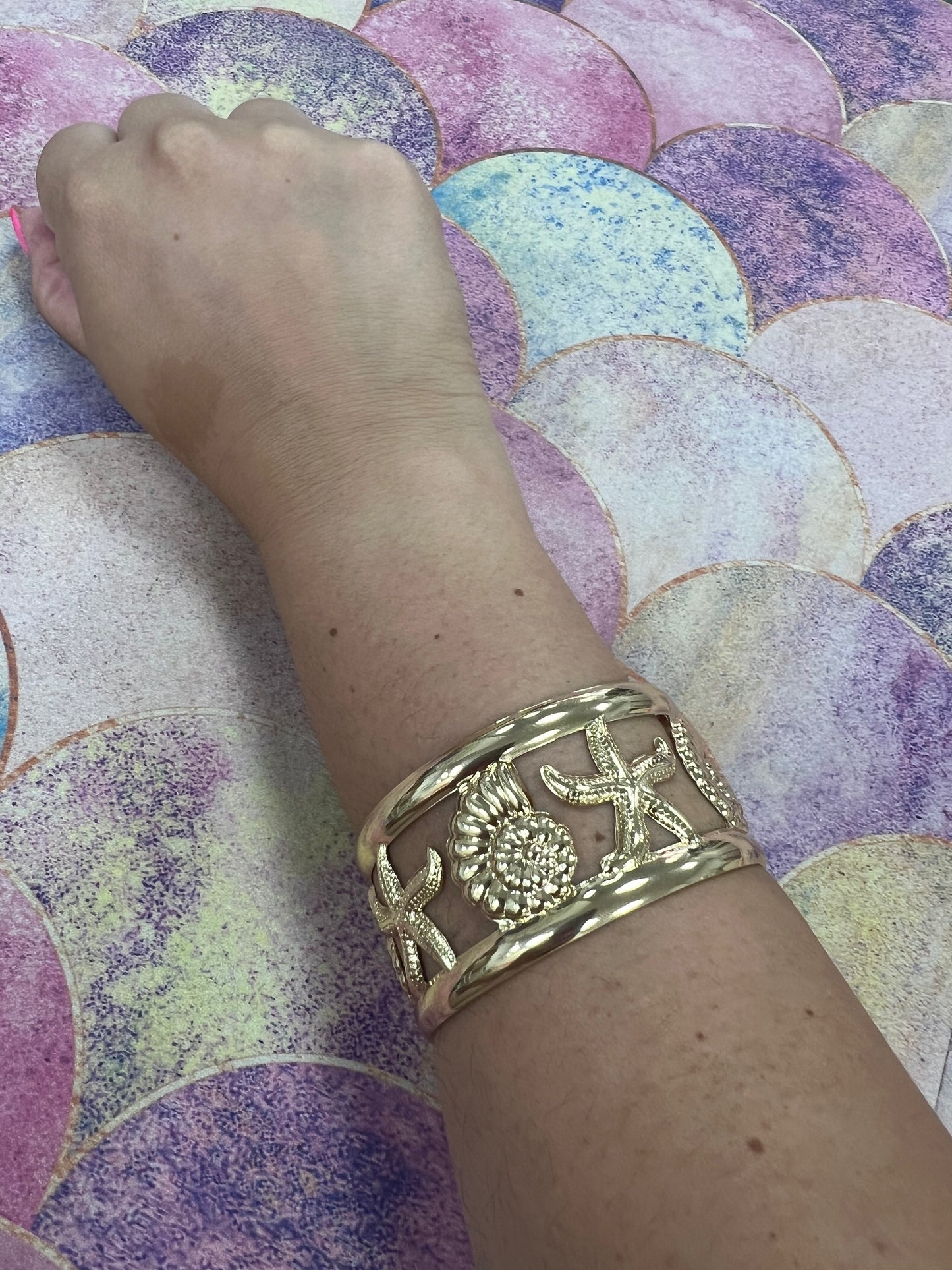 BRAZALETE DE ACERO CARACOLA