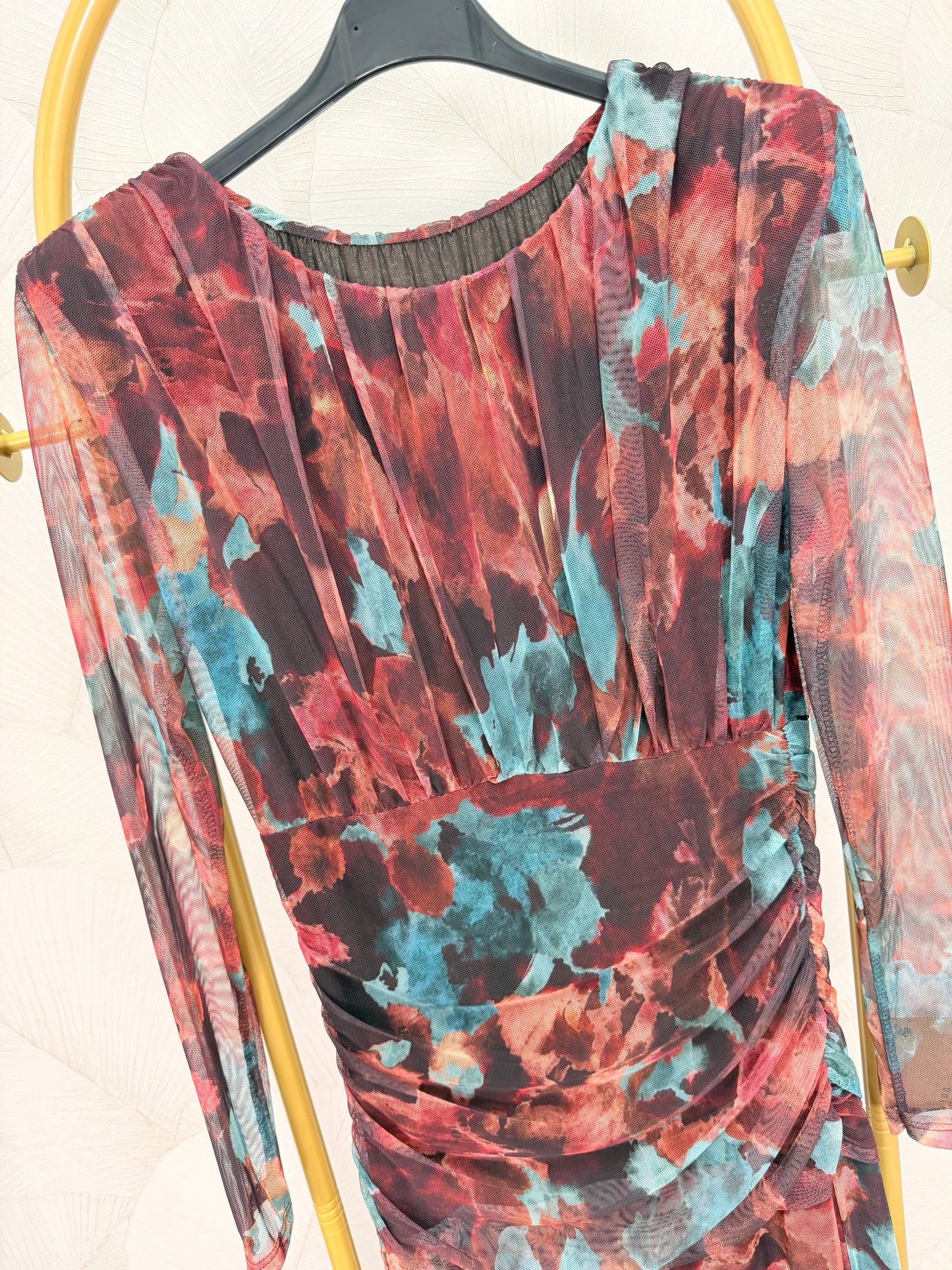 VESTIDO TUL ESTAMPADO