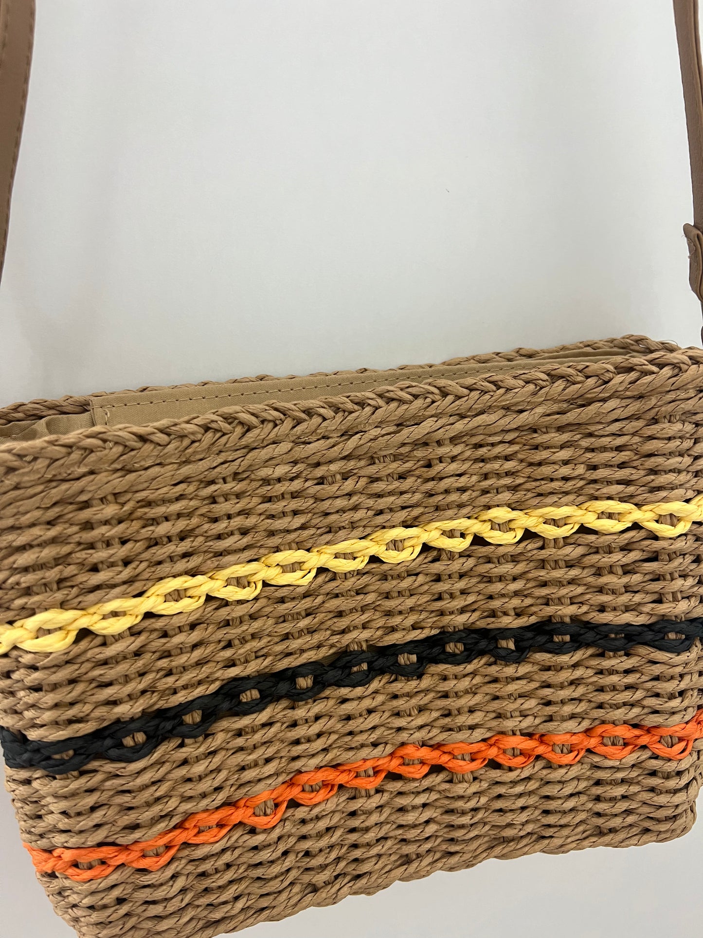 Bolso rafia color