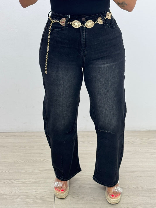Pantalón vaquero negro