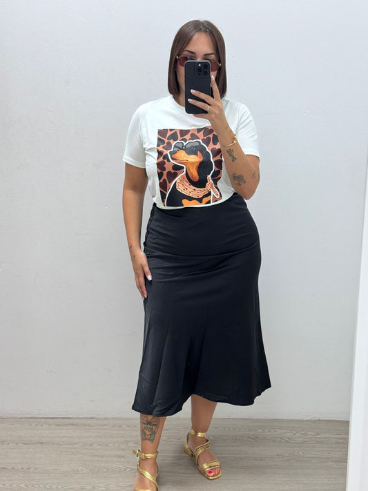 Falda lisa