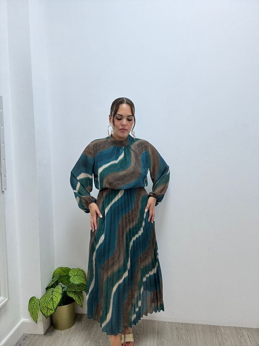 Vestido pliegues