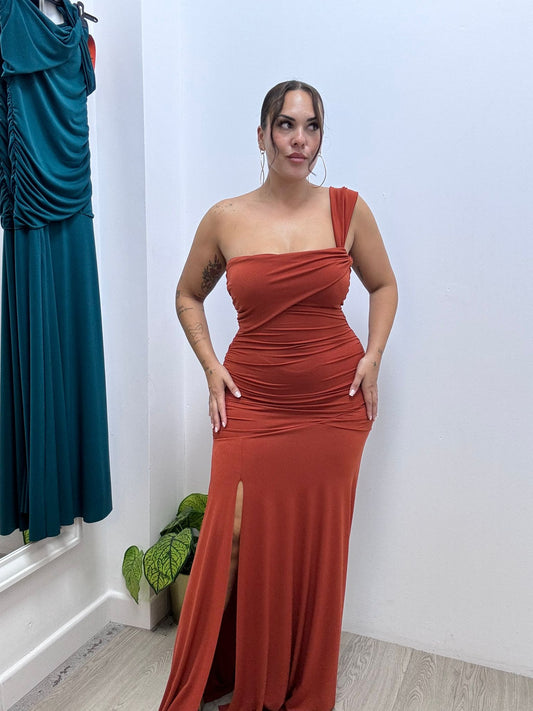 Vestido fruncido