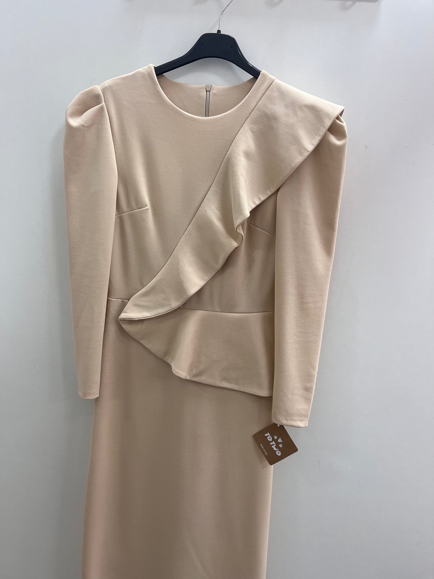 VESTIDO MIDI VOLANTE