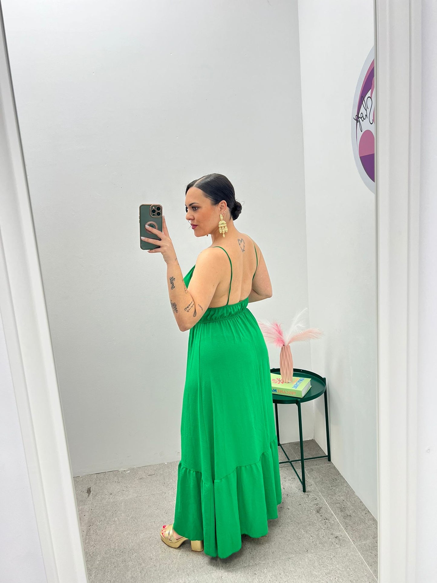 Vestido Fluido Verde