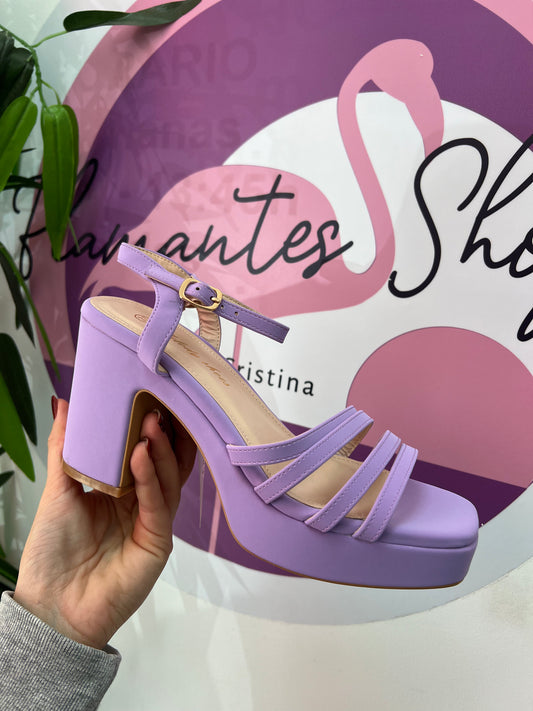 Zapato Tacón Lila