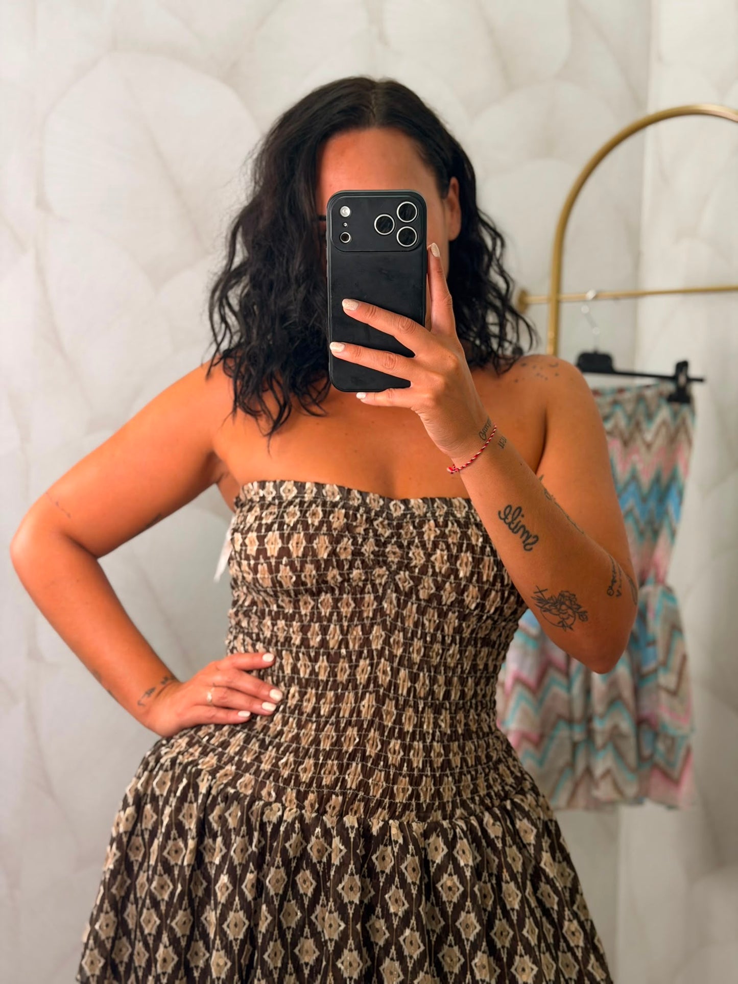 VESTIDO GASA ESTAMPADO