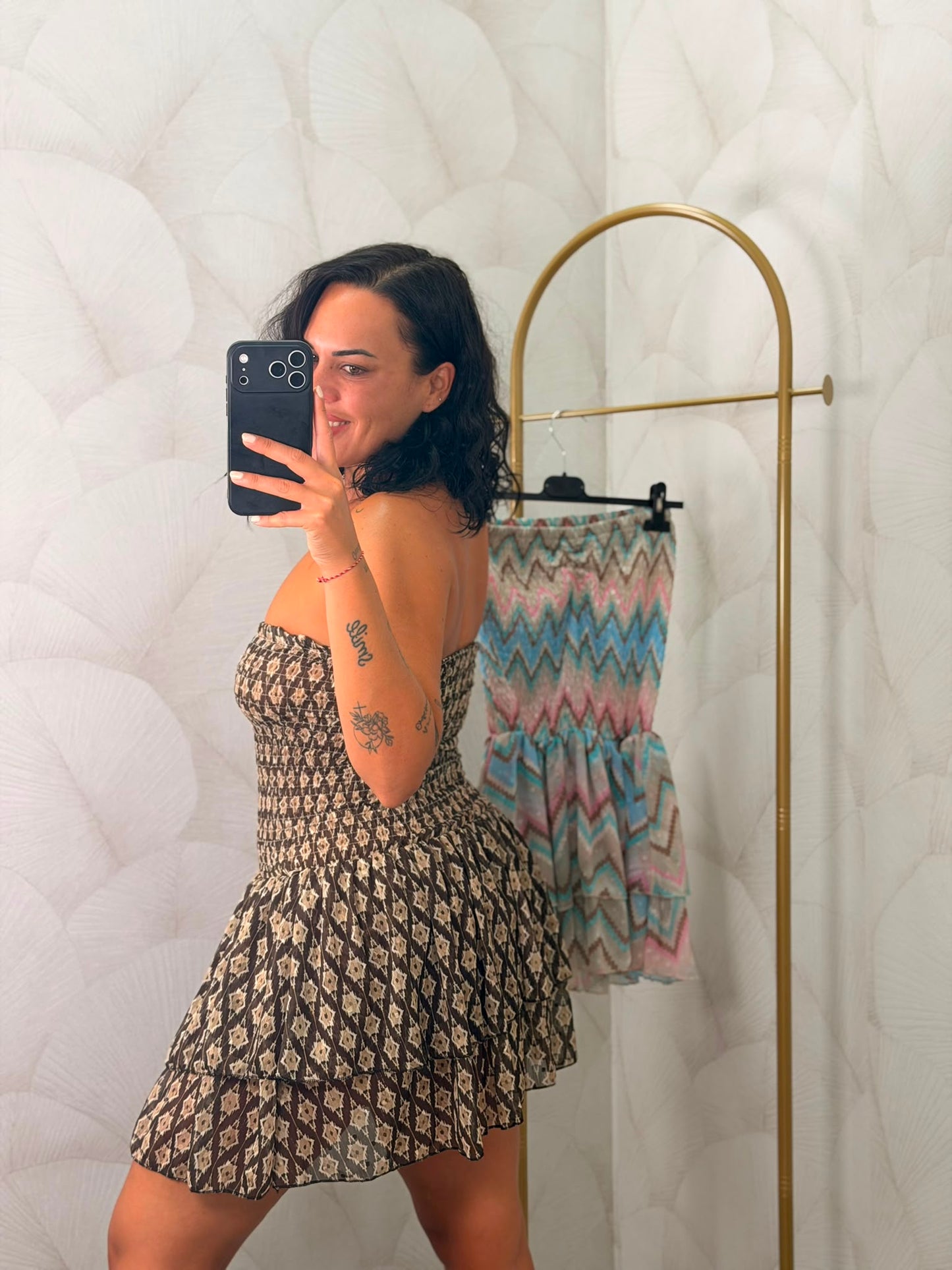 VESTIDO GASA ESTAMPADO