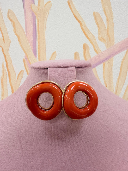 PENDIENTES NARANJA