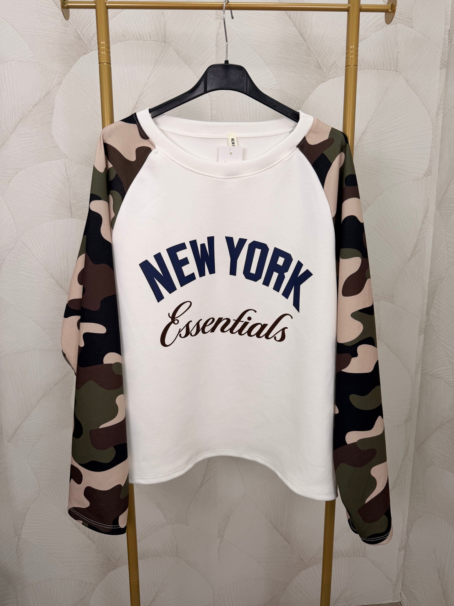 SUDADERA MANGAS CAMUFLAJE