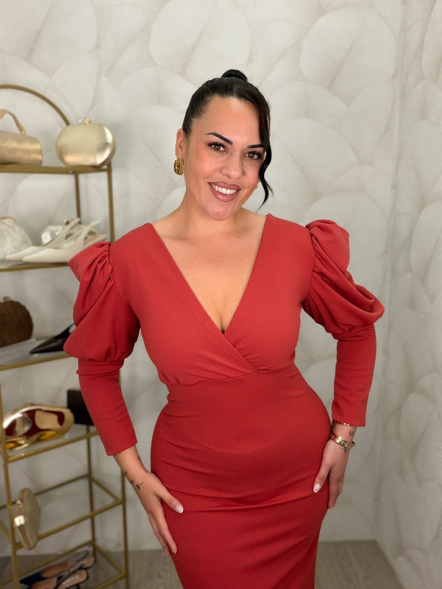 VESTIDO MANGAS