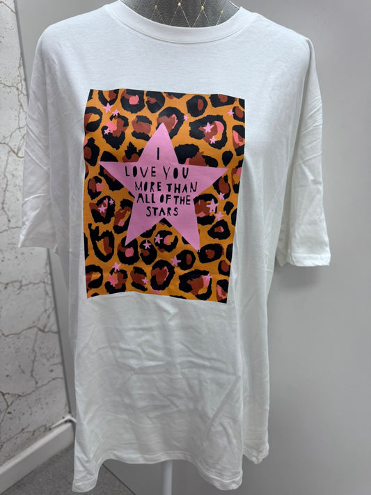 CAMISETA LEOPARDO OVERSIZE