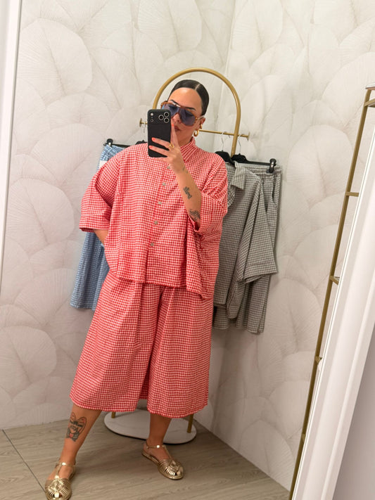 CONJUNTO CUADRITOS VICHY